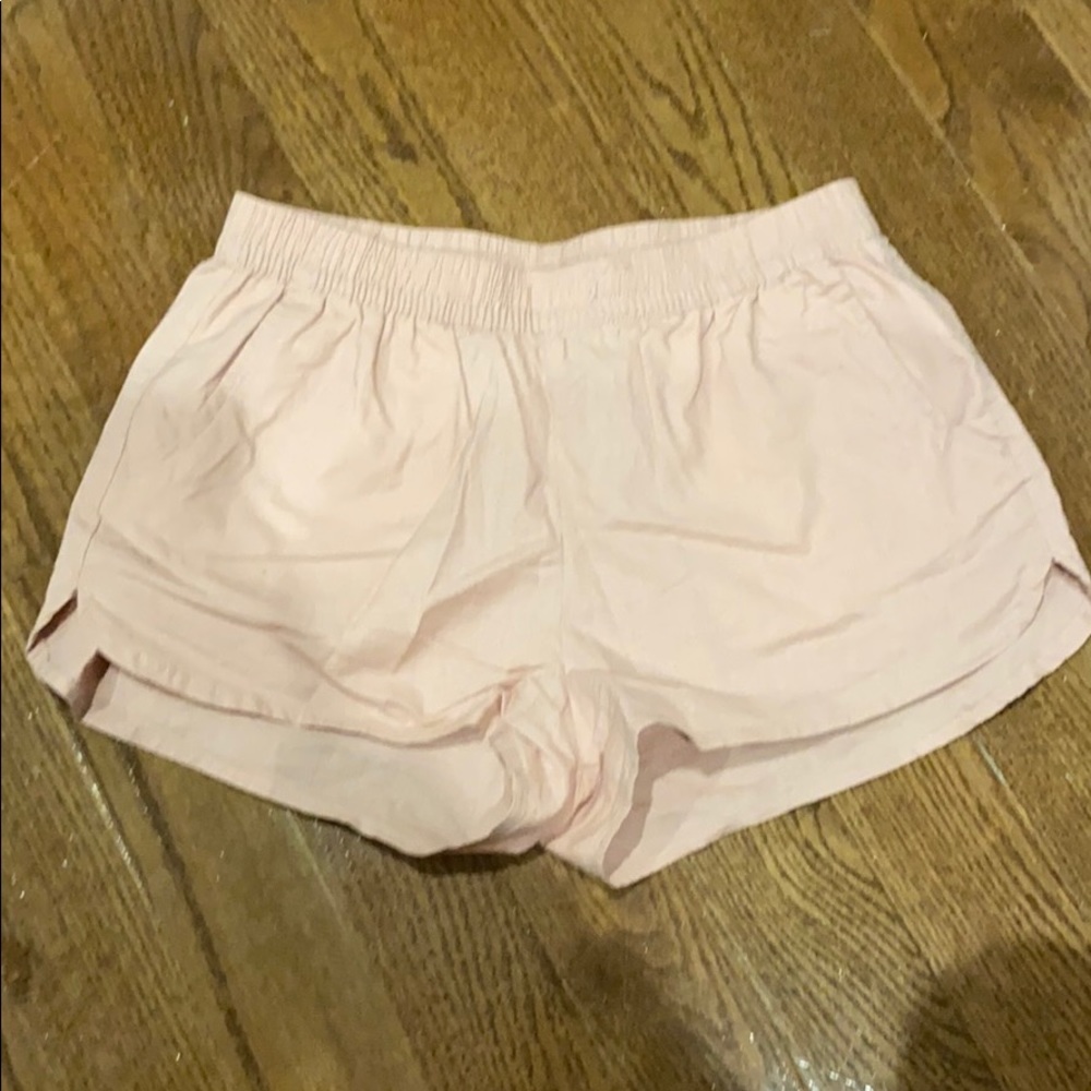 Pale pink shorts